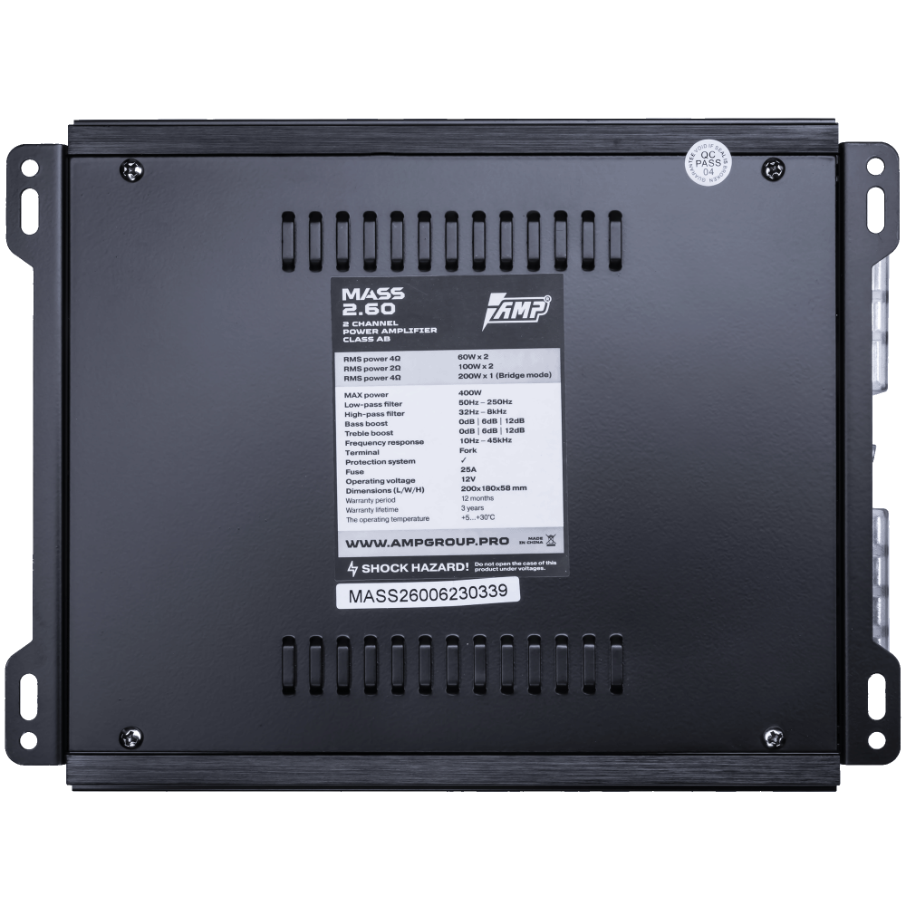 AMP MASS 2.60